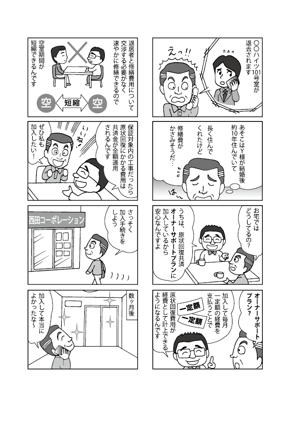 賃貸住宅経営を平準化するシステム 原状回復共済「オーナーサポートプラン」徹底解剖!