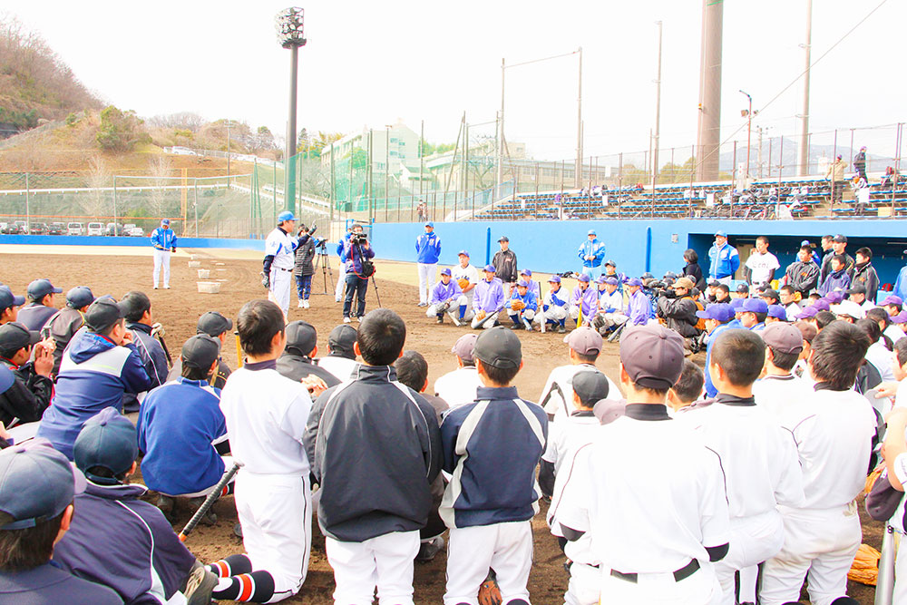 3年ぶりの野球教室